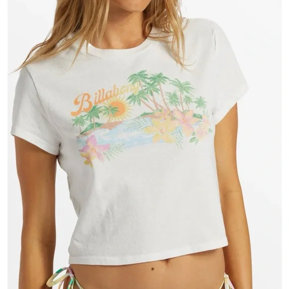 Billabong By The Sea Cropped Tee - Picture 3 of 4